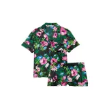 Black Floral Print