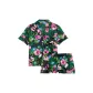 Black Floral Print