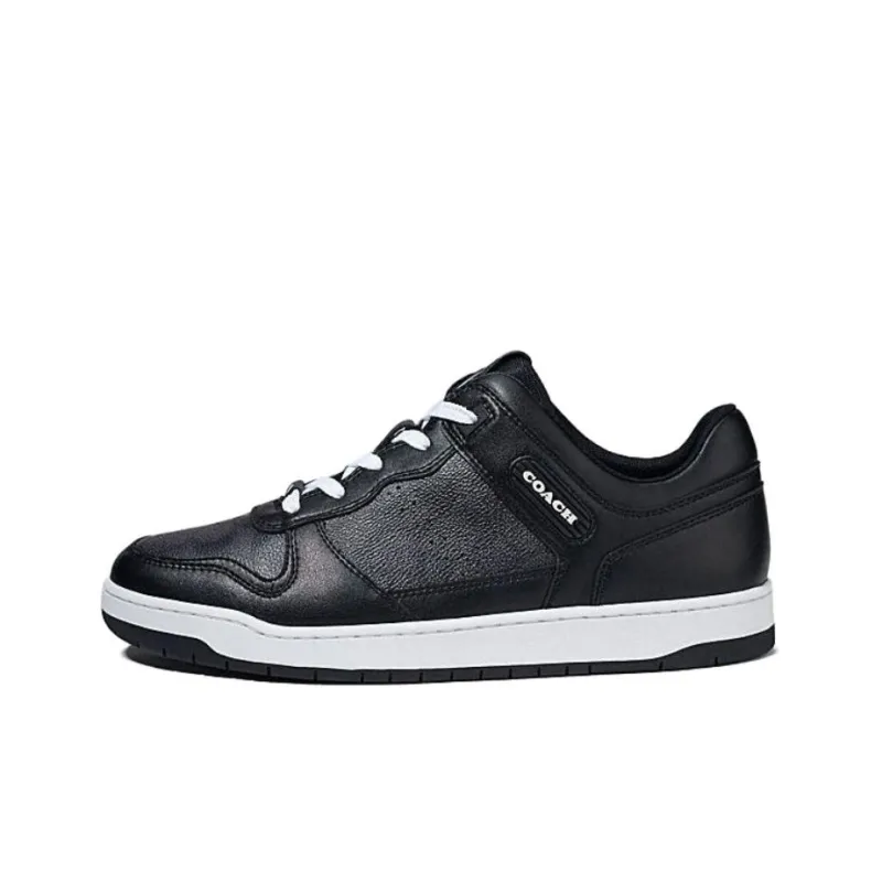 COACH Stylish Skateboarding Shoes Men's Black-0