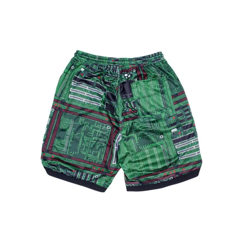 PLEASURES Motherboard Basketball Shorts-1