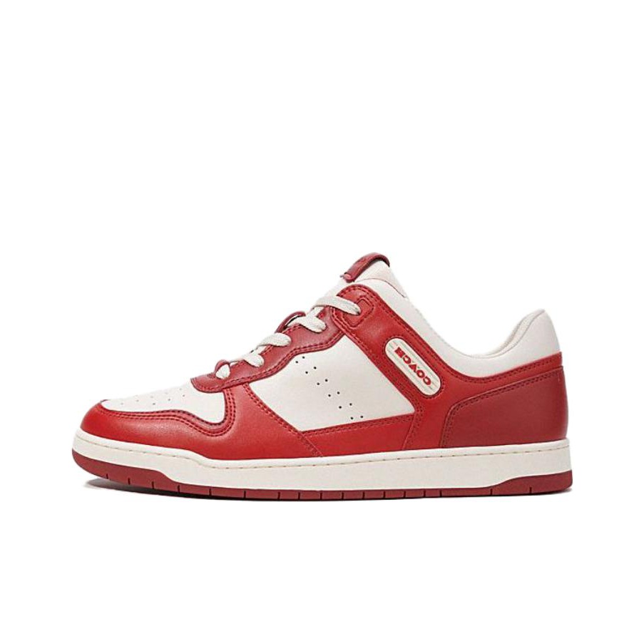 Red coach sneakers online