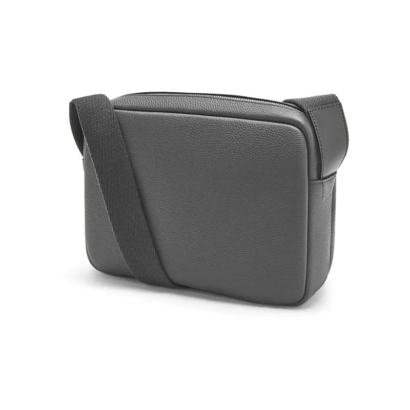 LOEWE Military Messenger Bag In Soft Grained Calfskin Xs Anthracite-2