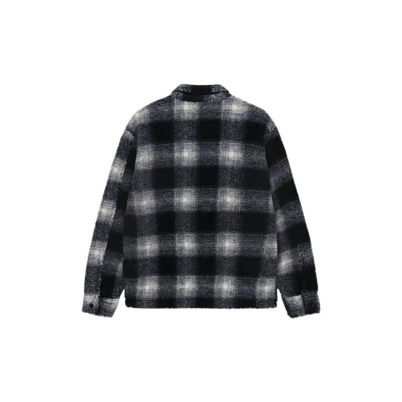 Stussy Plaid Sherpa Shirt-1