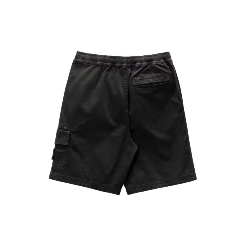 STONE ISLAND Cargo Shorts Unisex Black-1