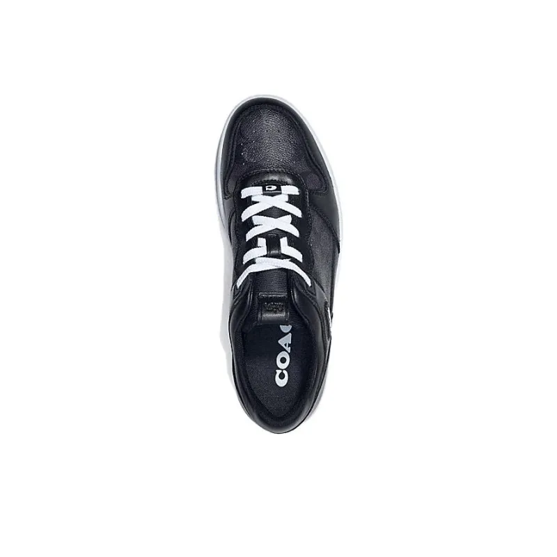 COACH Stylish Skateboarding Shoes Men's Black-3