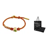 Lucky - lucky cat blossoms peach blossom gold red bracelet