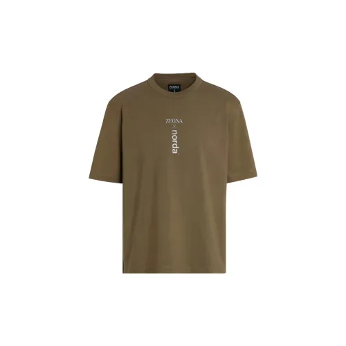 Norda X Ermenegildo Zegna T-Shirts Men Olive Green