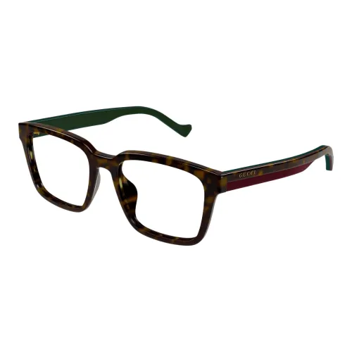 GUCCI Eyeglass Frames Men Brown