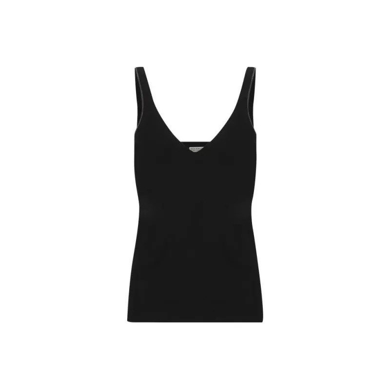 Brunello Cucinelli Slim Fit V Neck Tank Top-1