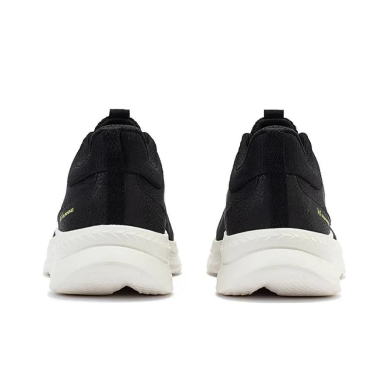361° Cushioning Anti Slip And Wear Resistant Low Top Running Shoes Men's Black Green-3