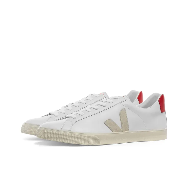 VEJA Esplar Logo Leather 'Natural Pekin'-2