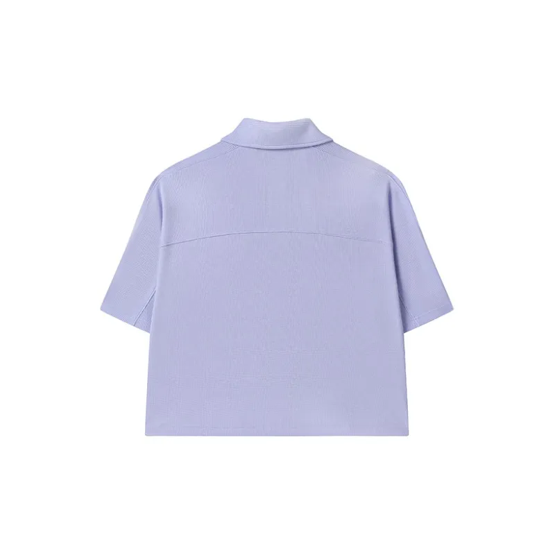 FILA Polo Shirts Women's Milk Taro Purple-1