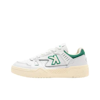 KELME Low Top Skateboard Shoes Unisex White Green
