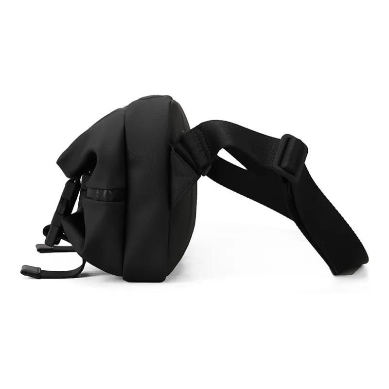 PIERRE CARDIN Fabric Bag, Messenger Bag, Backpack, Crossbody Bag Medium Size Men's Black-2