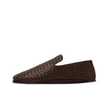 Bottega Veneta Intrecciato Motif Slip-On Shoes