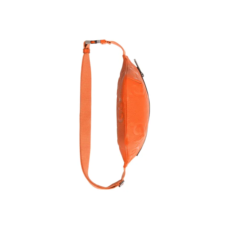 GUCCI Leather Shoulder Bag Crossbody Bag Sling Bag Fanny Pack Small Size Men's Orange-6