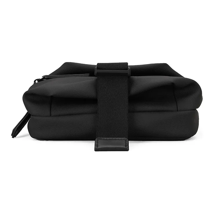 PIERRE CARDIN Fabric Crossbody Bag Trumpets Men's Black-4