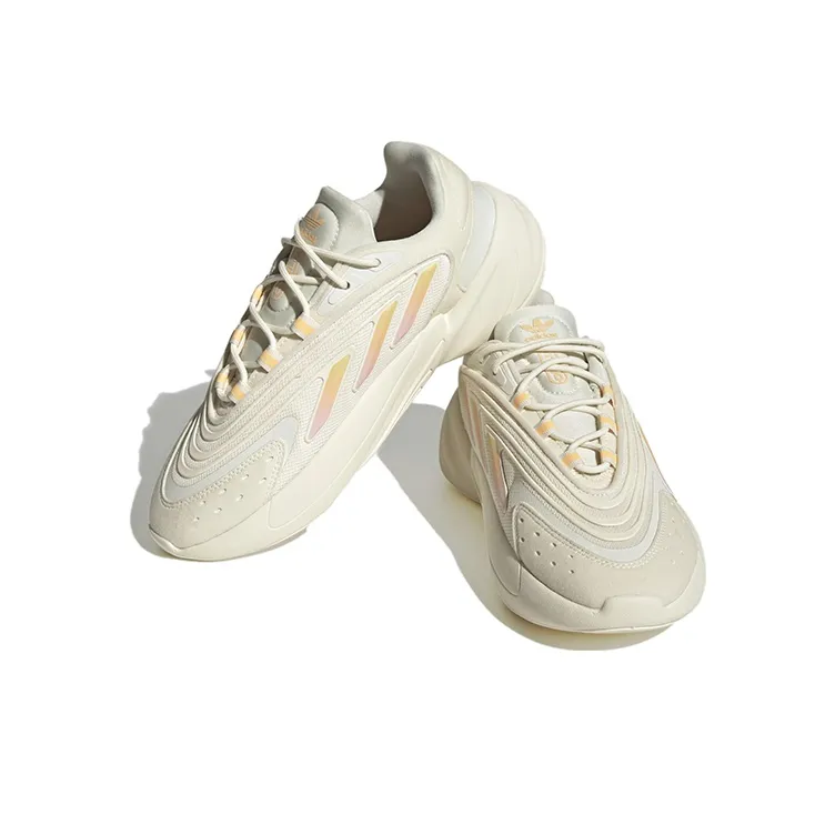Adidas Ozelia Shoes 'Cream White Acid Orange' Women's-2