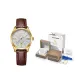 RG7033 Gold White Brown Strap, Women's