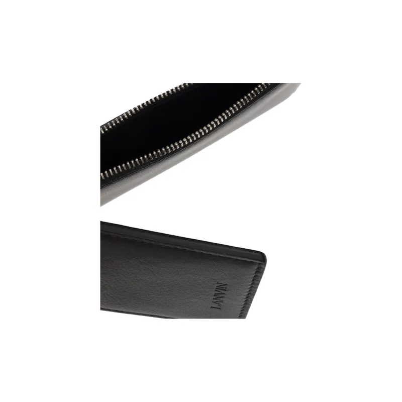 Lanvin Calfskin Clutch Men's Black-4