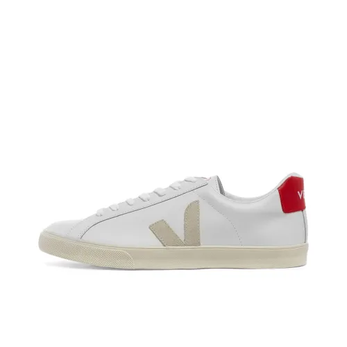 VEJA Esplar Skateboard Shoes Unisex Low-Top White/Red