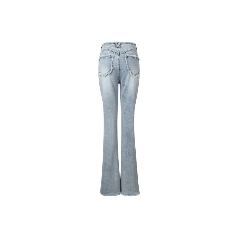 Three Quarters Jeans Women's Blue-1