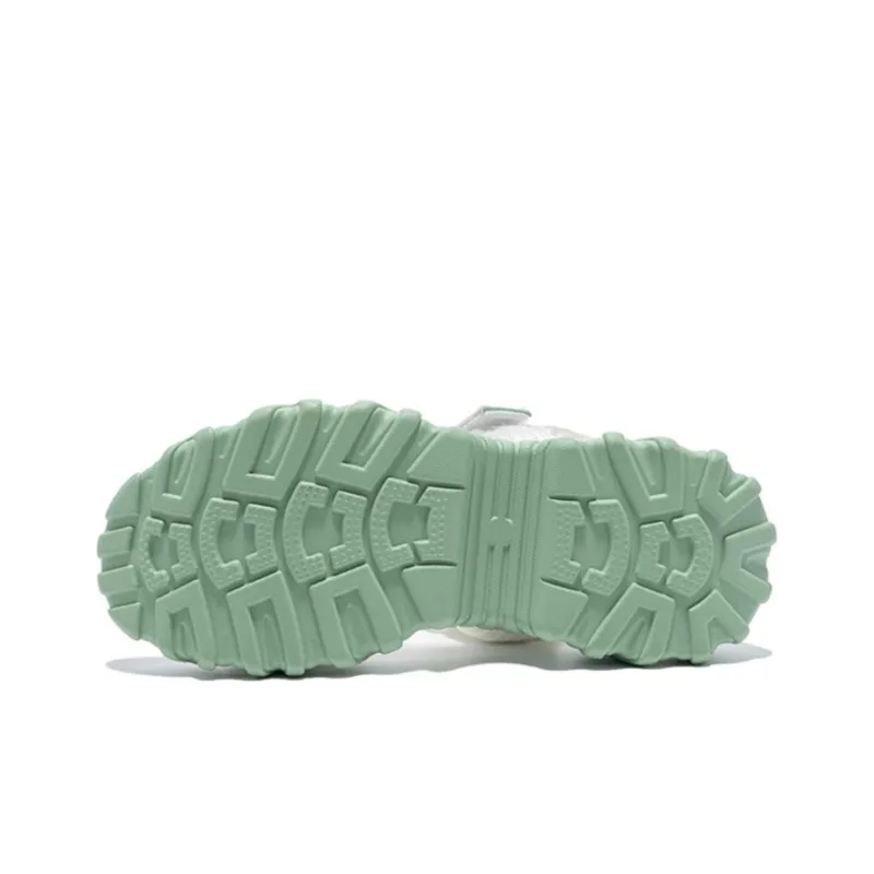 ZHR Fashion Sandal Women's White Green-5