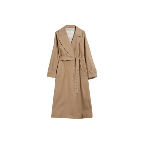 MaxMara Trench Coats Women's Khaki