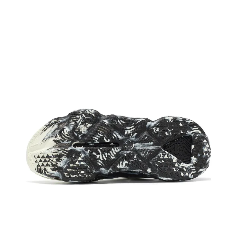 PEAK Ink Wash Chinese Style Sports Sandals Men's Black White-5