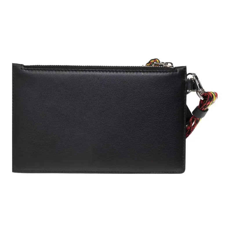 Lanvin Calfskin Clutch Men's Black-2