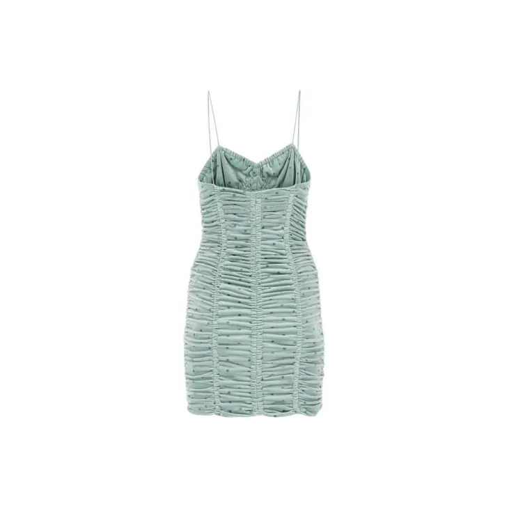 Rotate Slip Dresses Women's Green-1