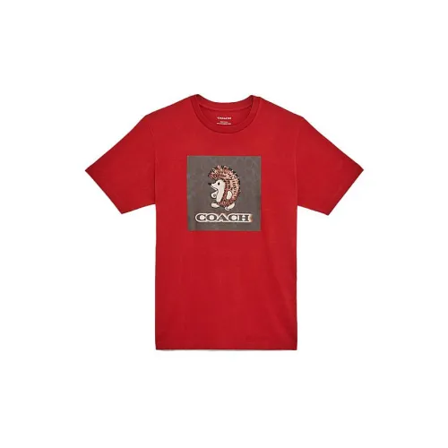 COACH T-Shirts Men Red