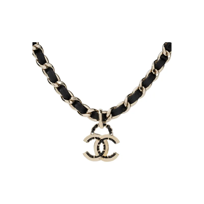 CHANEL Metal Necklaces Women's Gold-2