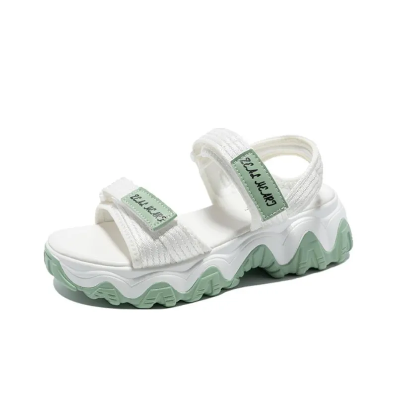 ZHR Fashion Sandal Women's White Green-2