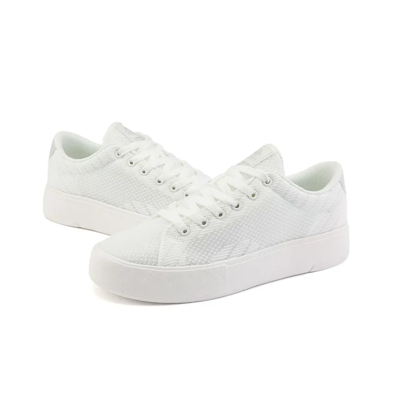 Kappa Low Top Skateboard Shoes Unisex White-4