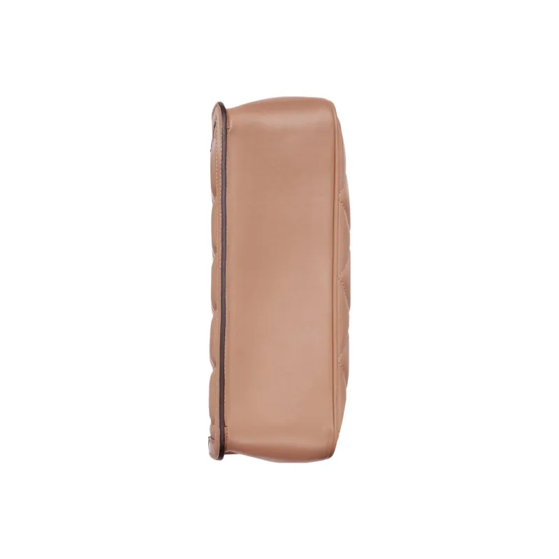 GUCCI Quilting Leather Portable Crossbody Bag Shoulder Bag Women's Rose Beige-7