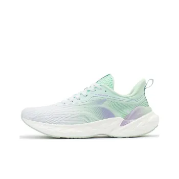 361° Popping Foam 3.0 Super Light Cushioning Anti Slip And Wear Resistant Low Top Running Shoes Men's Green Purple