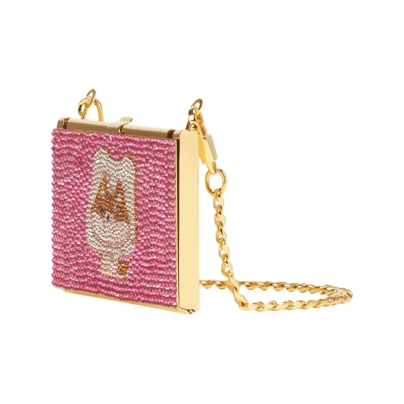 GUCCI Crystal Portable Crossbody Bag, Shoulder Bag Mini Women's Pink-1
