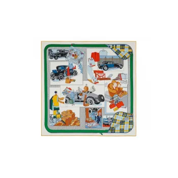 HERMES Silk Scarves Unisex Multicolor