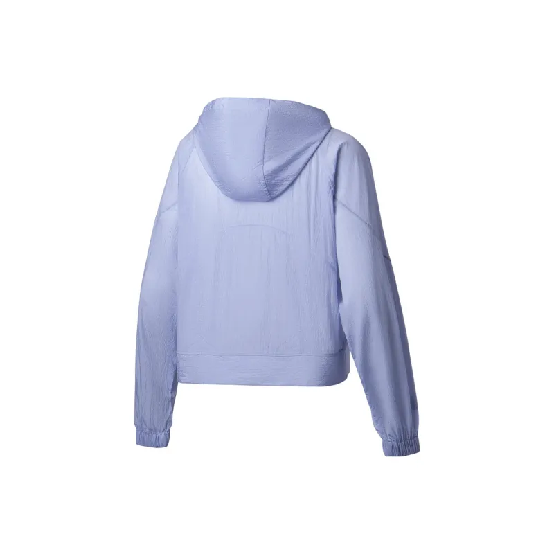 LINING Fitness Series Trench Coats Women's Sky Feather Blue-1