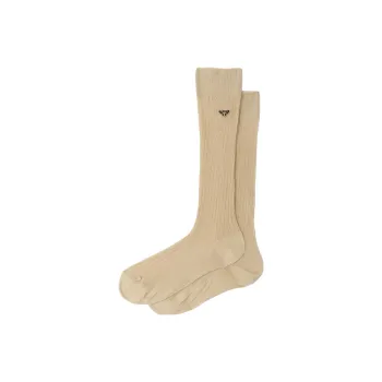 PRADA SS23 Knee-High Socks Women's 1 Pack Platinum
