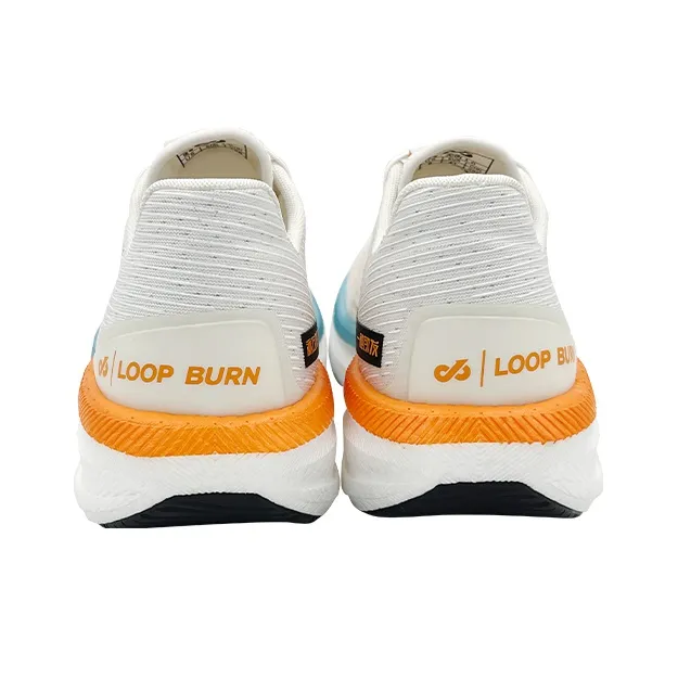 LOOP BURN Harmless 1.0 Cushioned Breathable Slip Resistant Low Top Casual Running Shoes Unisex Feather White-3