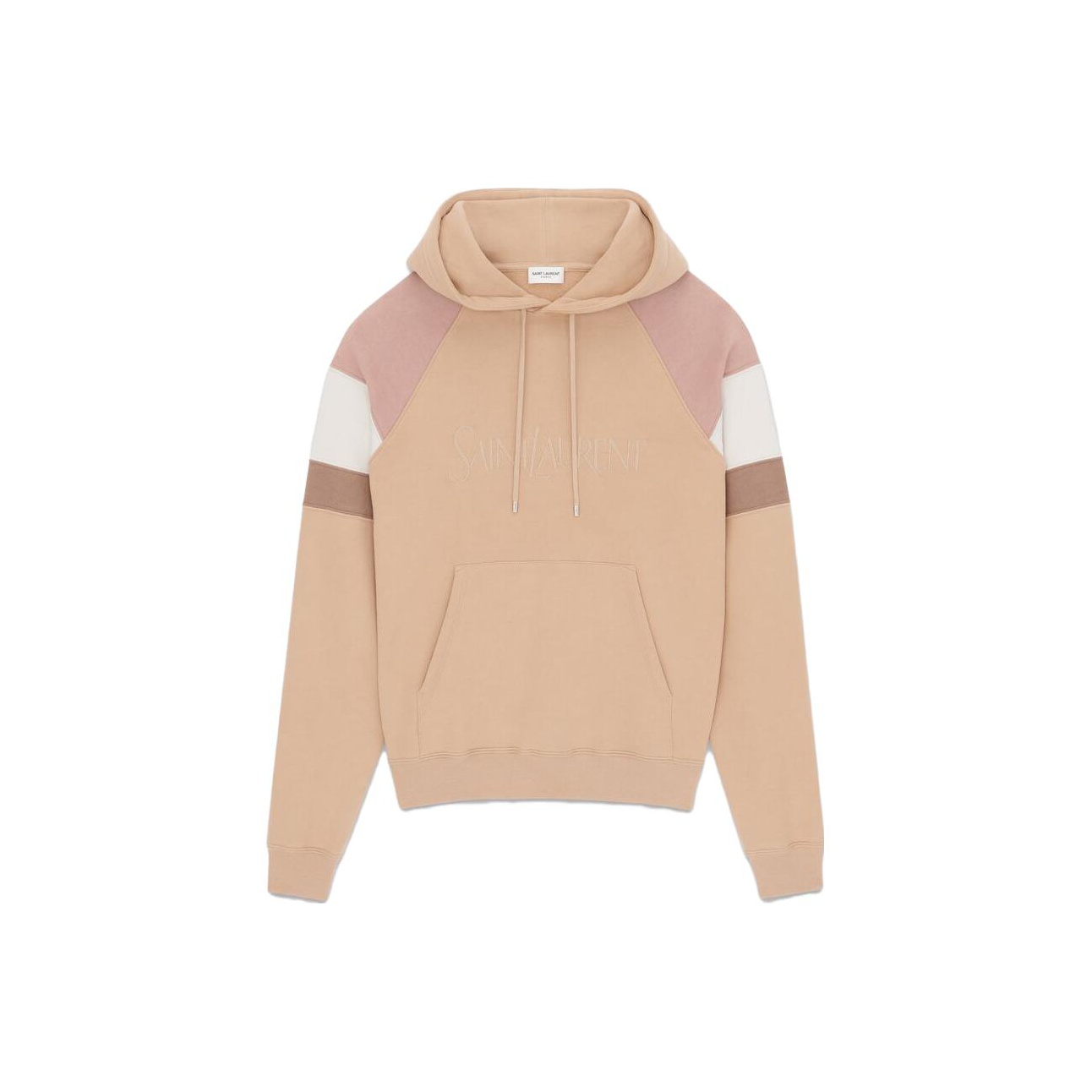 【送料&関税込】Saint Laurent Logo Embroidered Drawstring Ho SAINT LAURENT Logo Embroidered Drawstring Hoodie - POIZON
