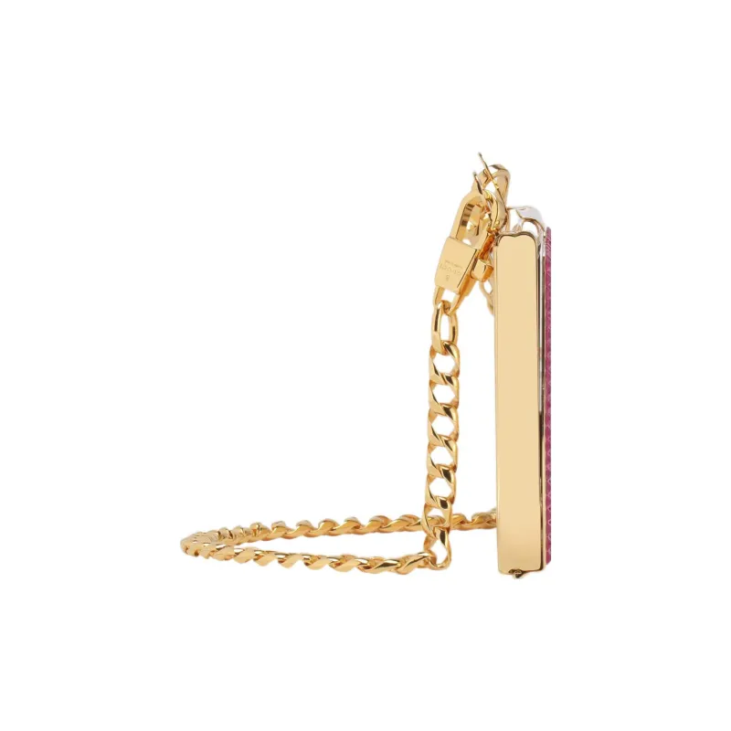 GUCCI Crystal Portable Crossbody Bag, Shoulder Bag Mini Women's Pink-3