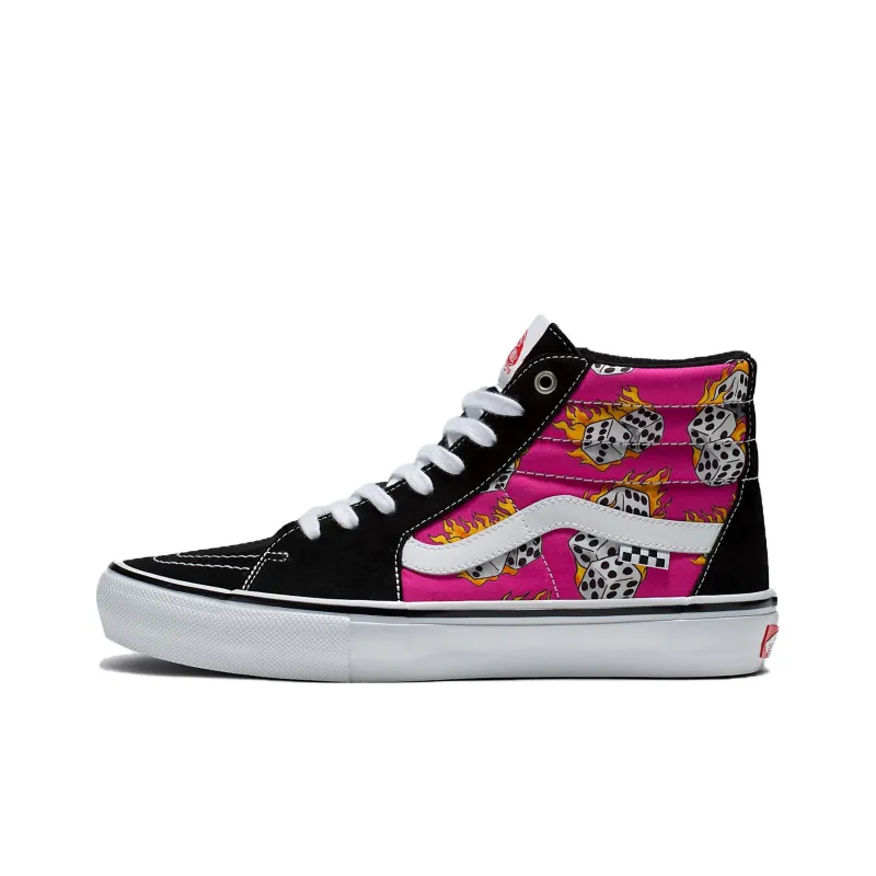 Vans Skate SK8 Hi 'Fuchsia Fedora'-0