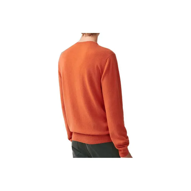 HERMES Sweaters Men Orange Red-1