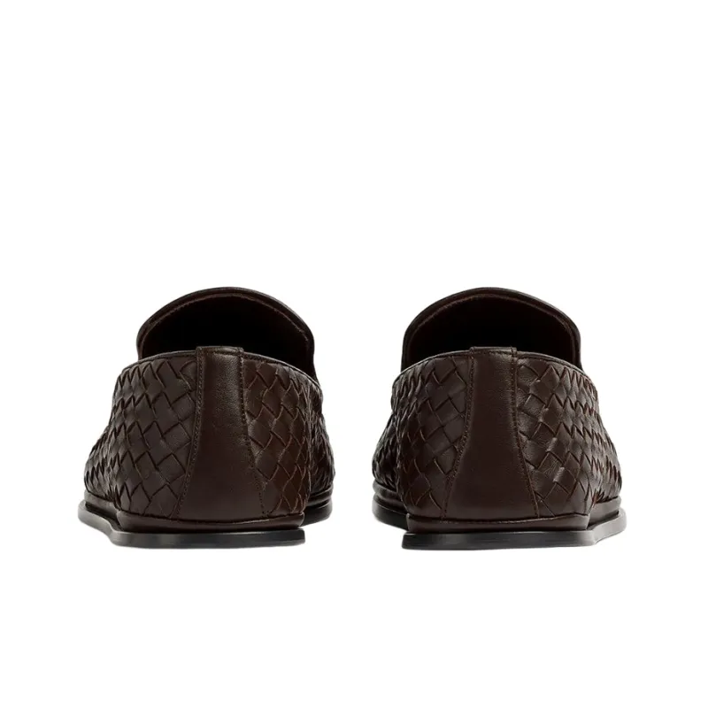Bottega Veneta Intrecciato Motif Slip On Shoes-4