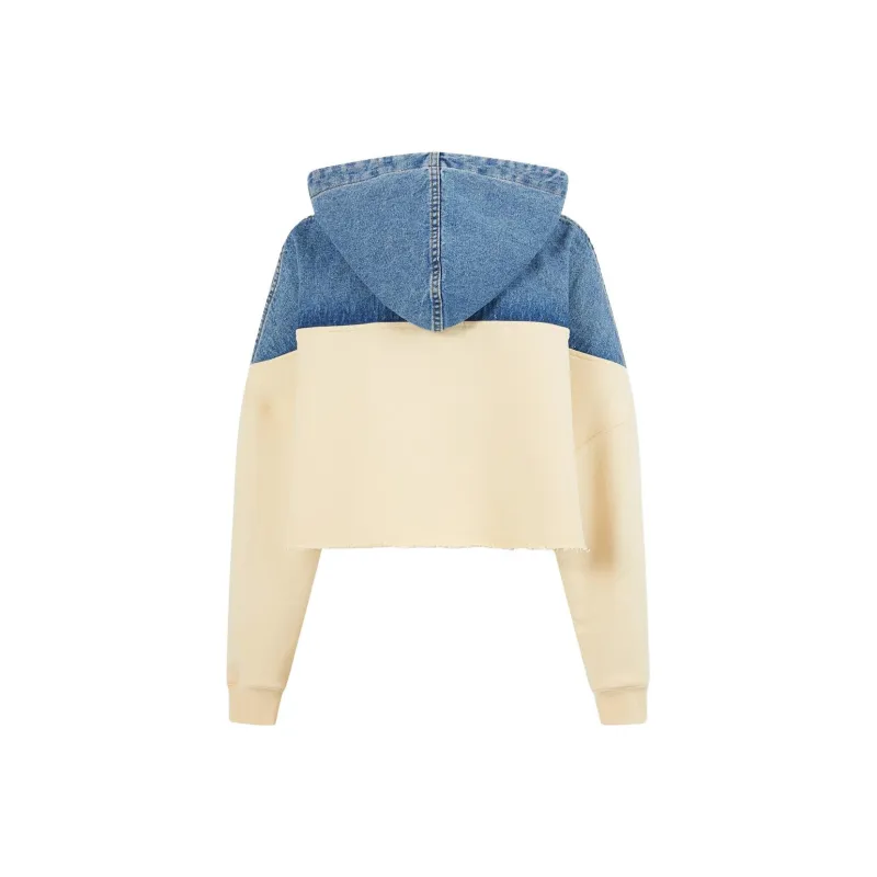 AMIRI Hybrid Zip Up Hoodie 'Vintage Indigo'-1