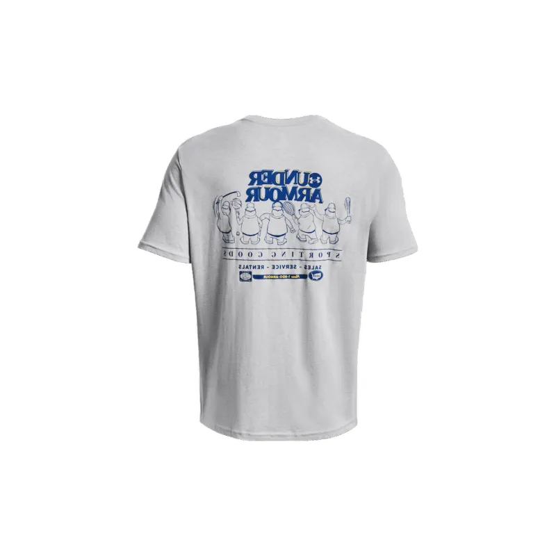 Under Armour T Shirt Men's Light Modern Gray-1