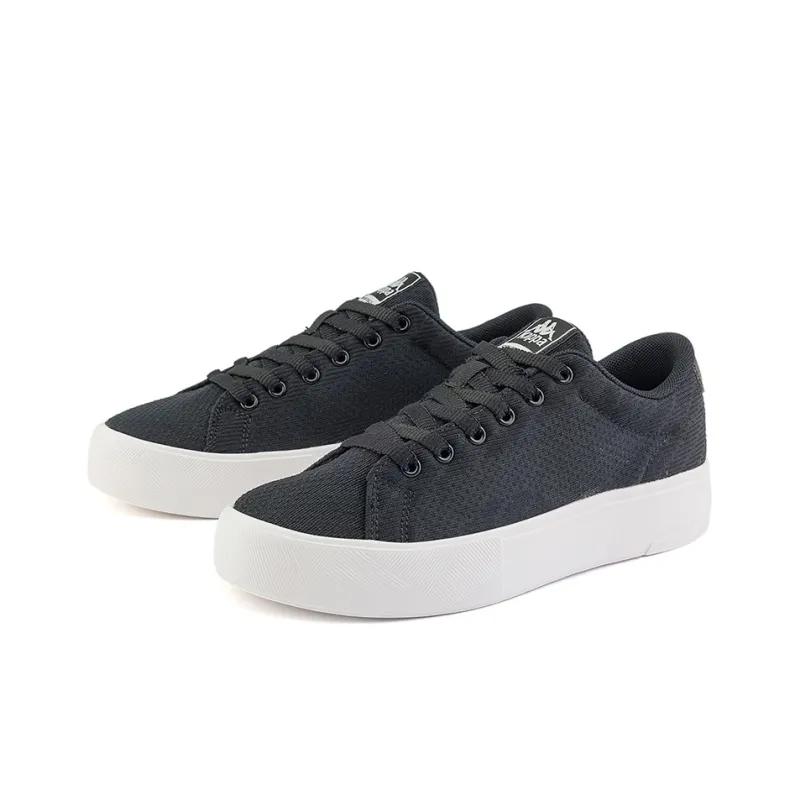 Kappa Low Top Skateboard Shoes Unisex Black-3